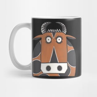 Cow. Coolest retro style cow. Moo! Mug